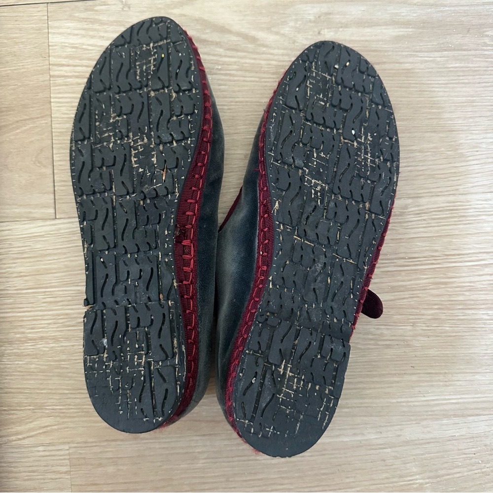Flabelus velvet Mary Jane flats - Picture 5 of 5
